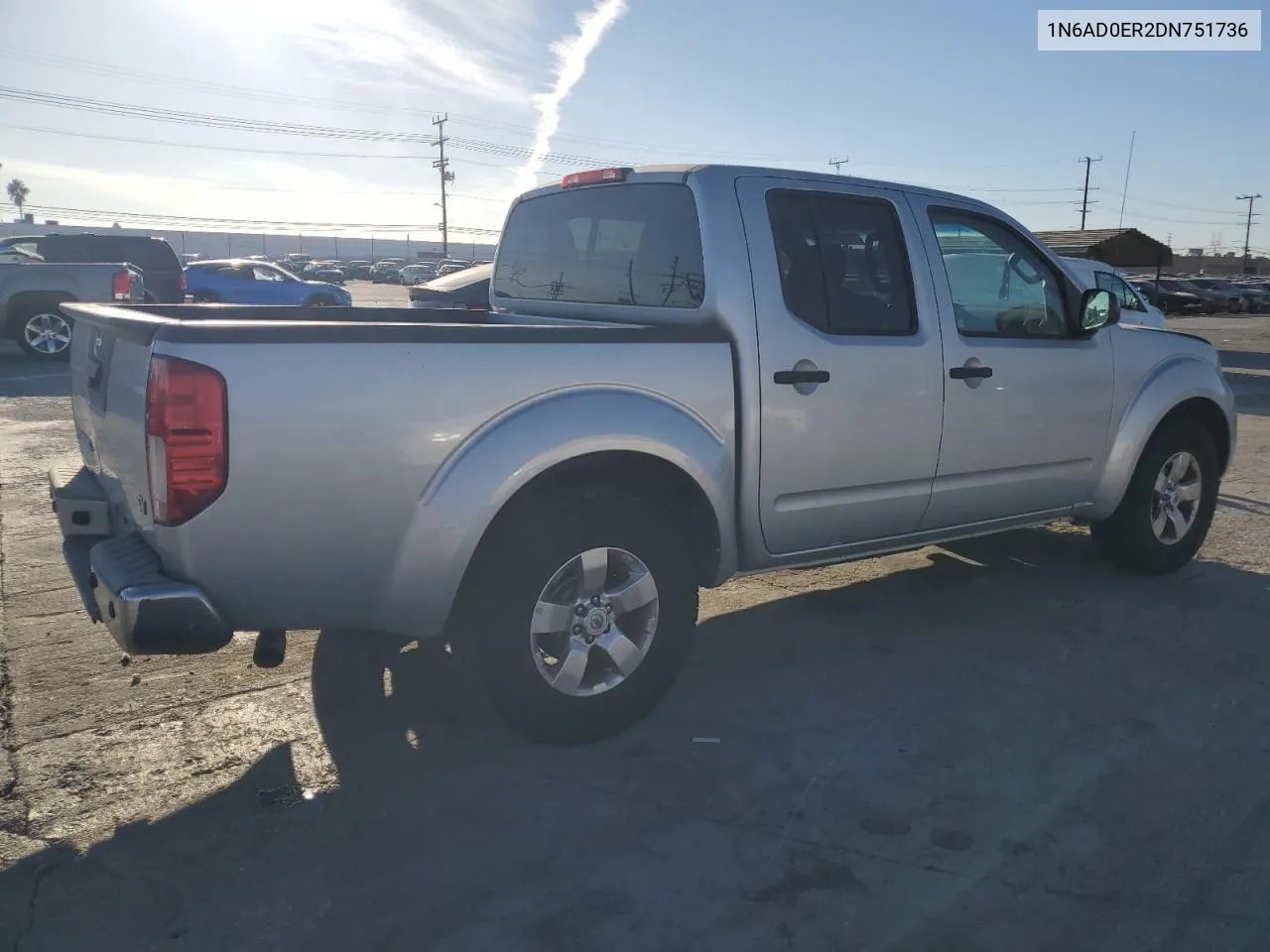 2013 Nissan Frontier S VIN: 1N6AD0ER2DN751736 Lot: 77641724