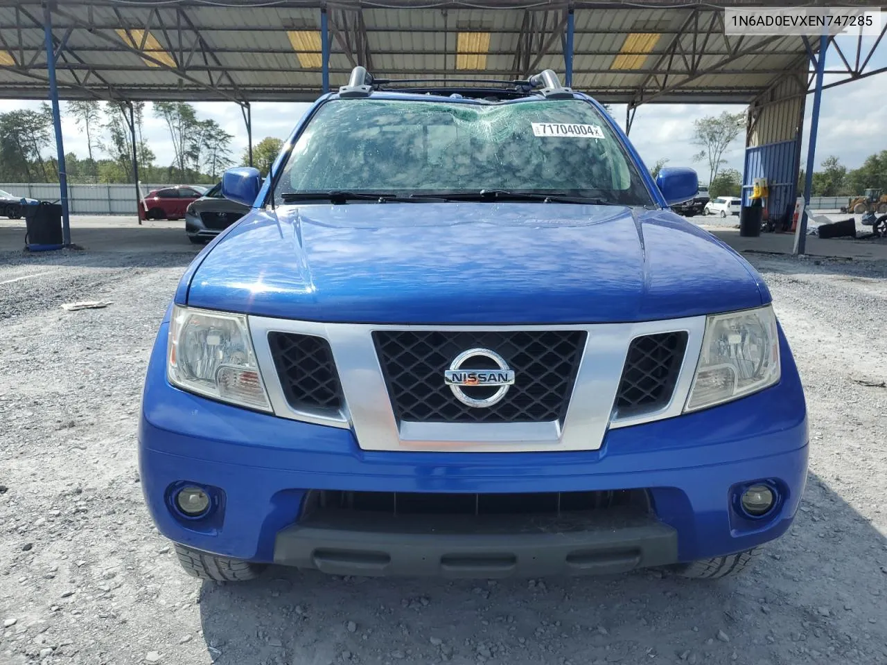 2014 Nissan Frontier S VIN: 1N6AD0EVXEN747285 Lot: 71704004