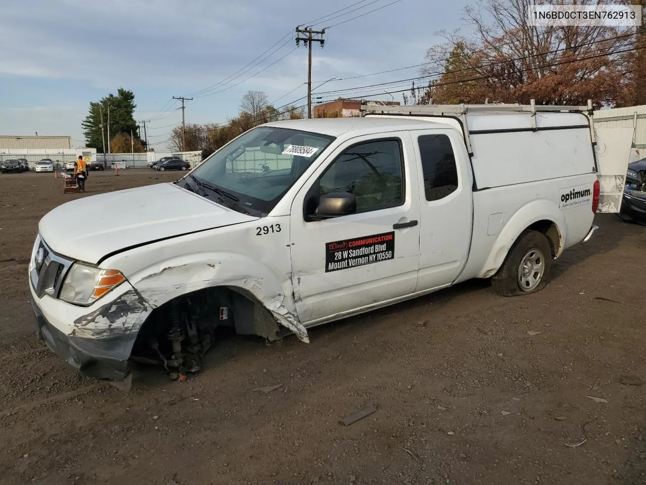 2014 Nissan Frontier S VIN: 1N6BD0CT3EN762913 Lot: 78809584