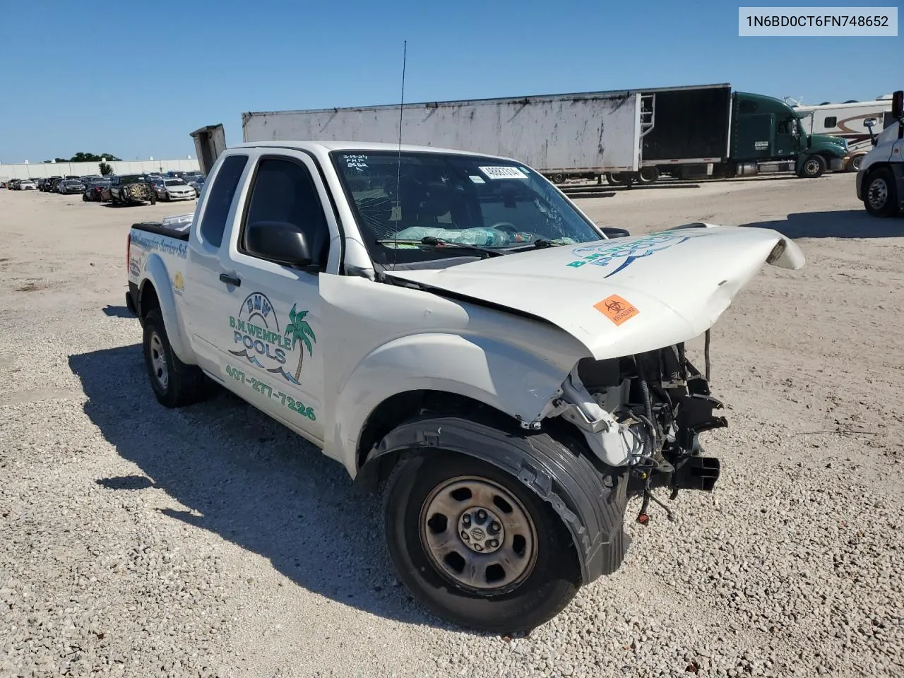 2015 Nissan Frontier S VIN: 1N6BD0CT6FN748652 Lot: 48887314