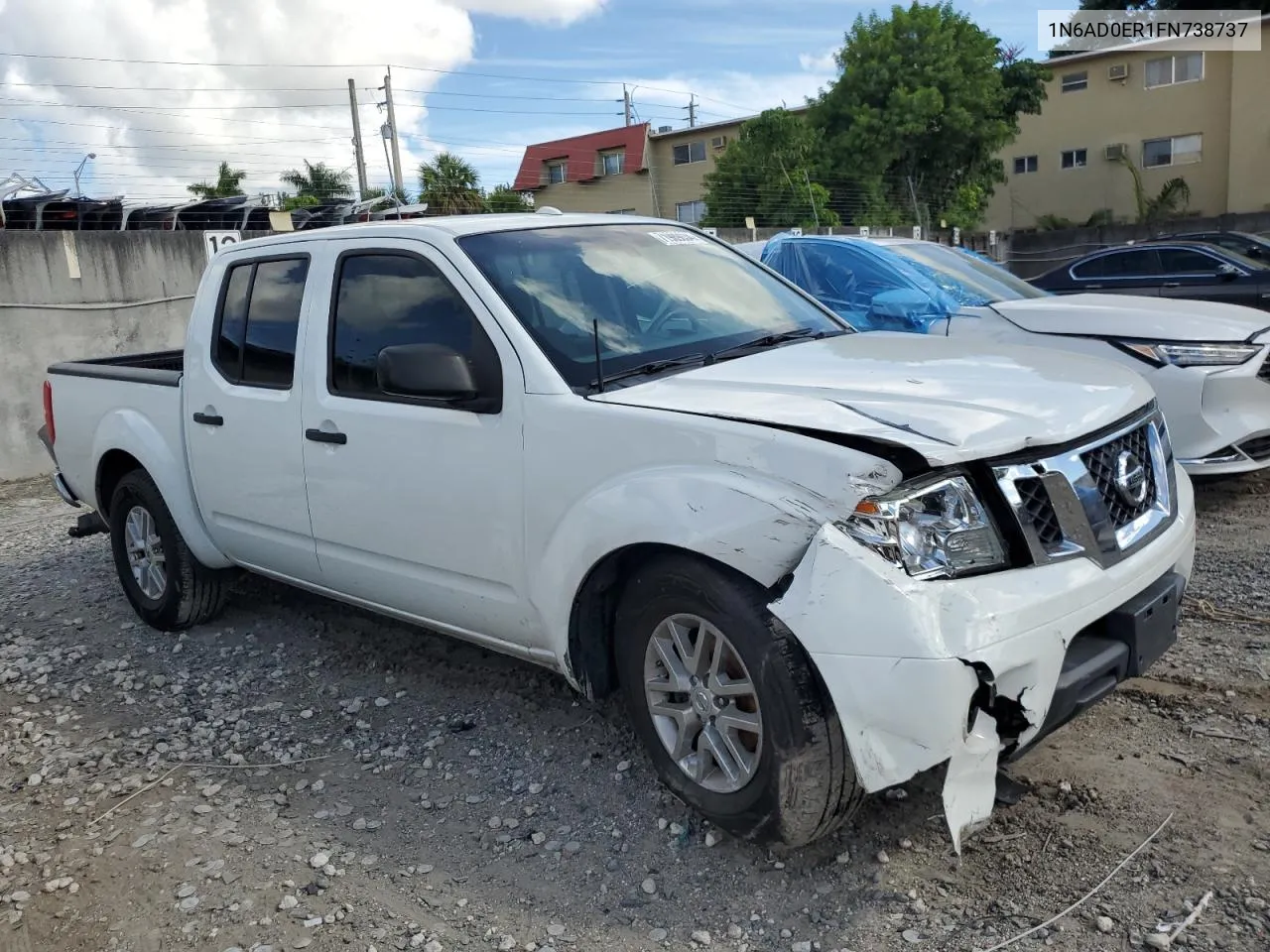 1N6AD0ER1FN738737 2015 Nissan Frontier S