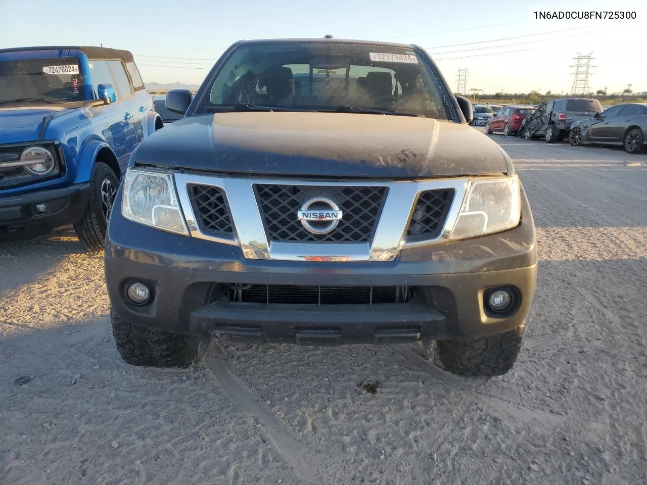 2015 Nissan Frontier Sv VIN: 1N6AD0CU8FN725300 Lot: 72171434