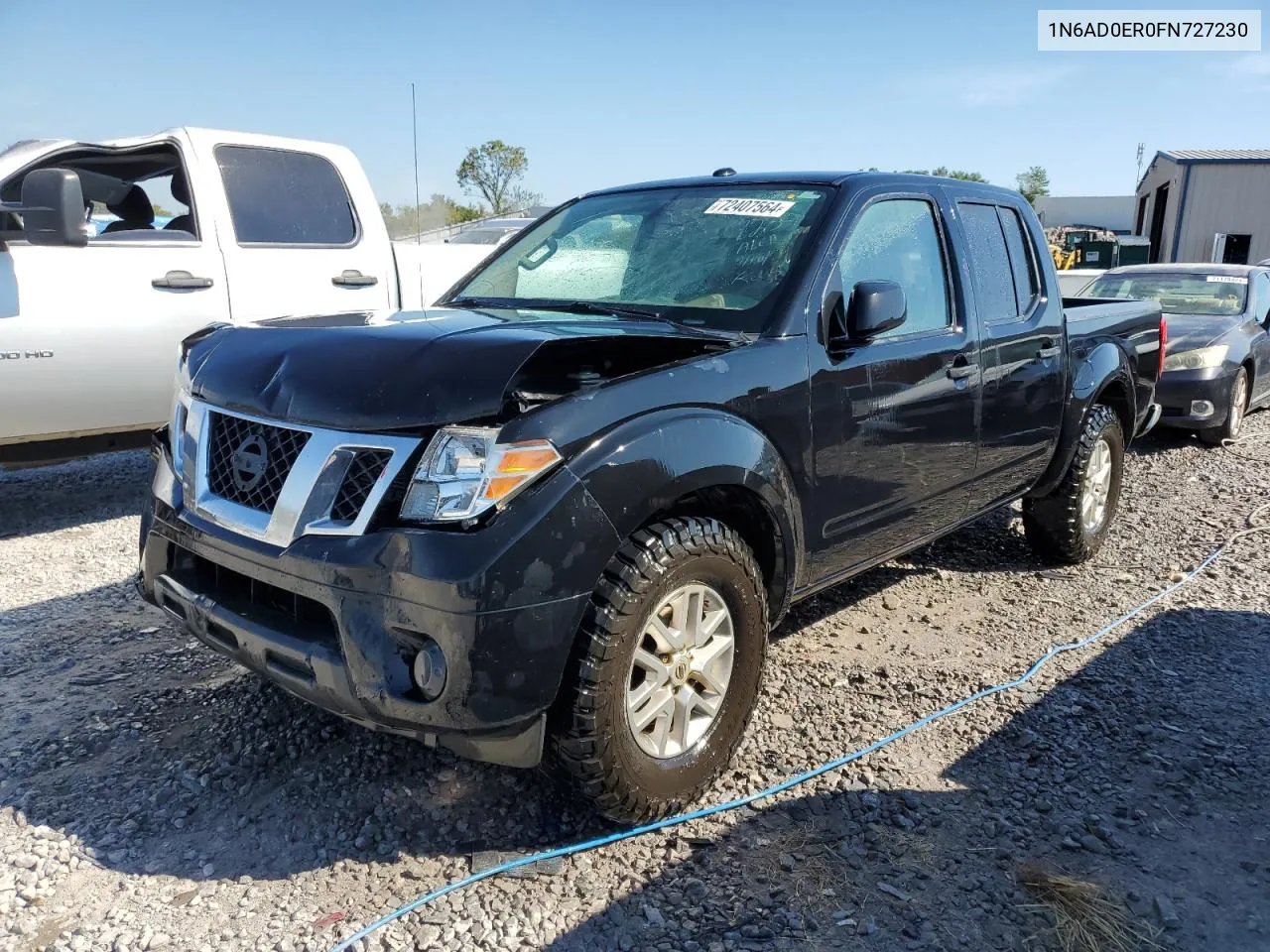 2015 Nissan Frontier S VIN: 1N6AD0ER0FN727230 Lot: 72407564