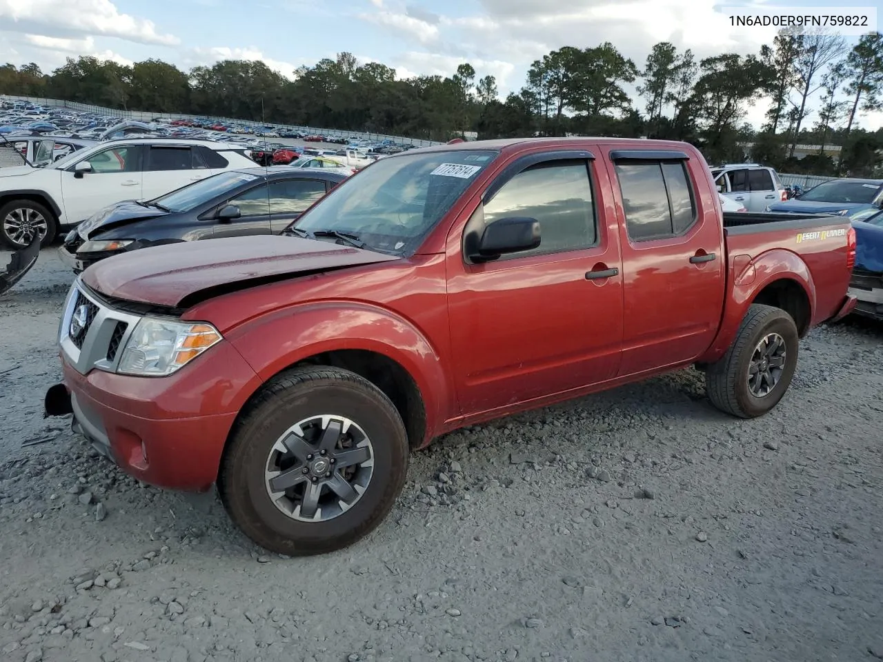 2015 Nissan Frontier S VIN: 1N6AD0ER9FN759822 Lot: 77757614