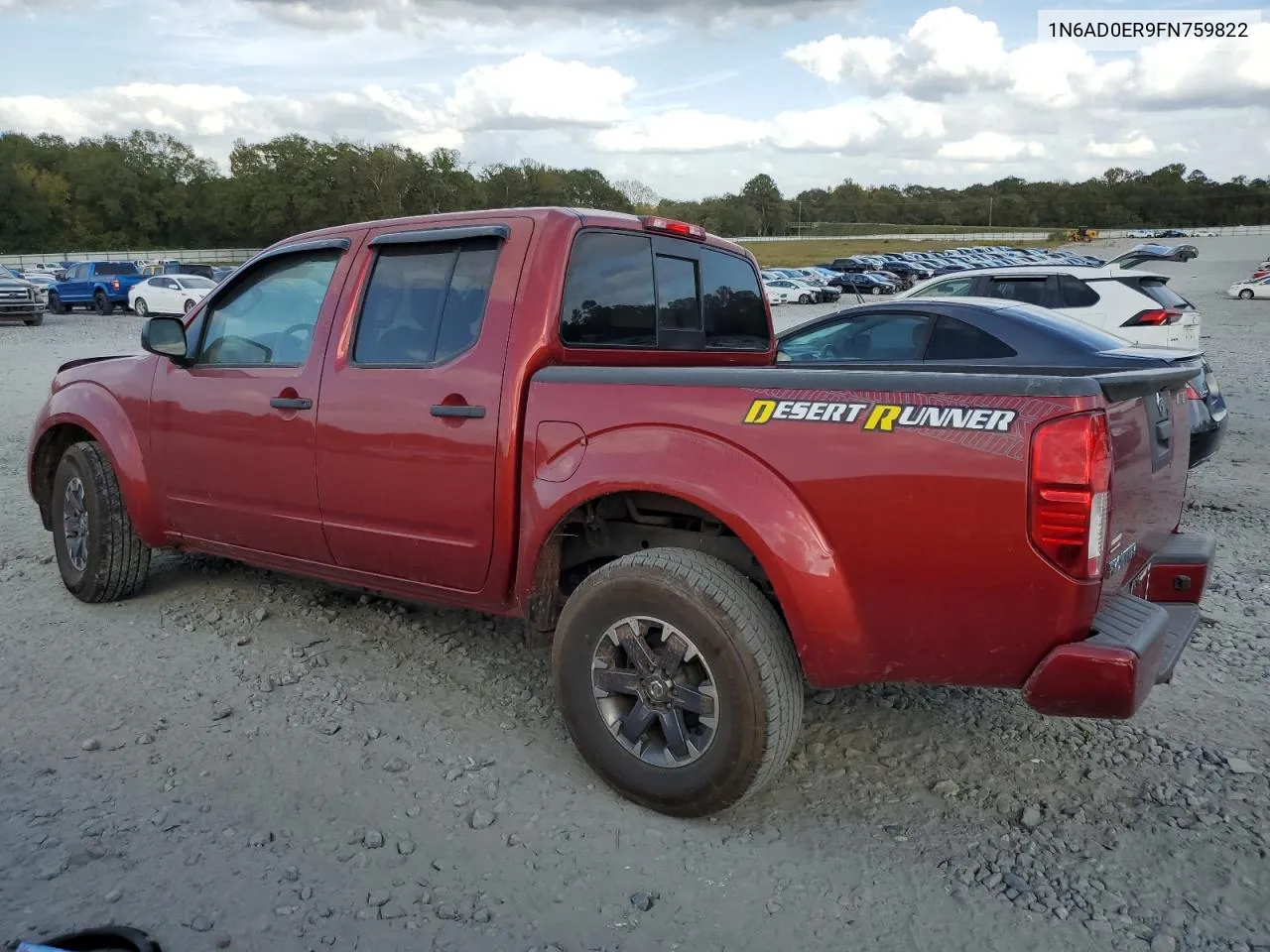 2015 Nissan Frontier S VIN: 1N6AD0ER9FN759822 Lot: 77757614