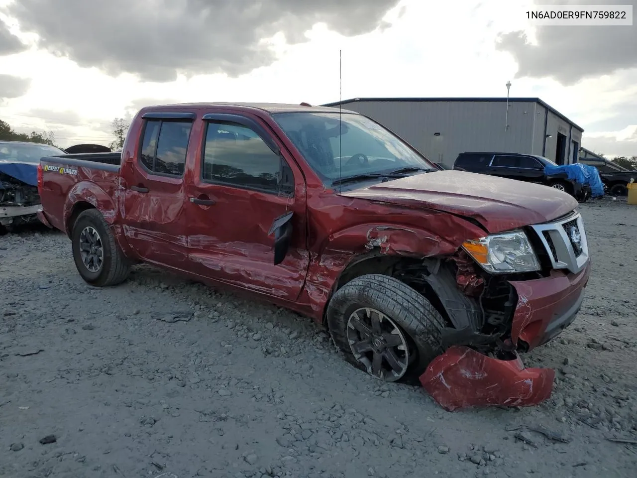 2015 Nissan Frontier S VIN: 1N6AD0ER9FN759822 Lot: 77757614