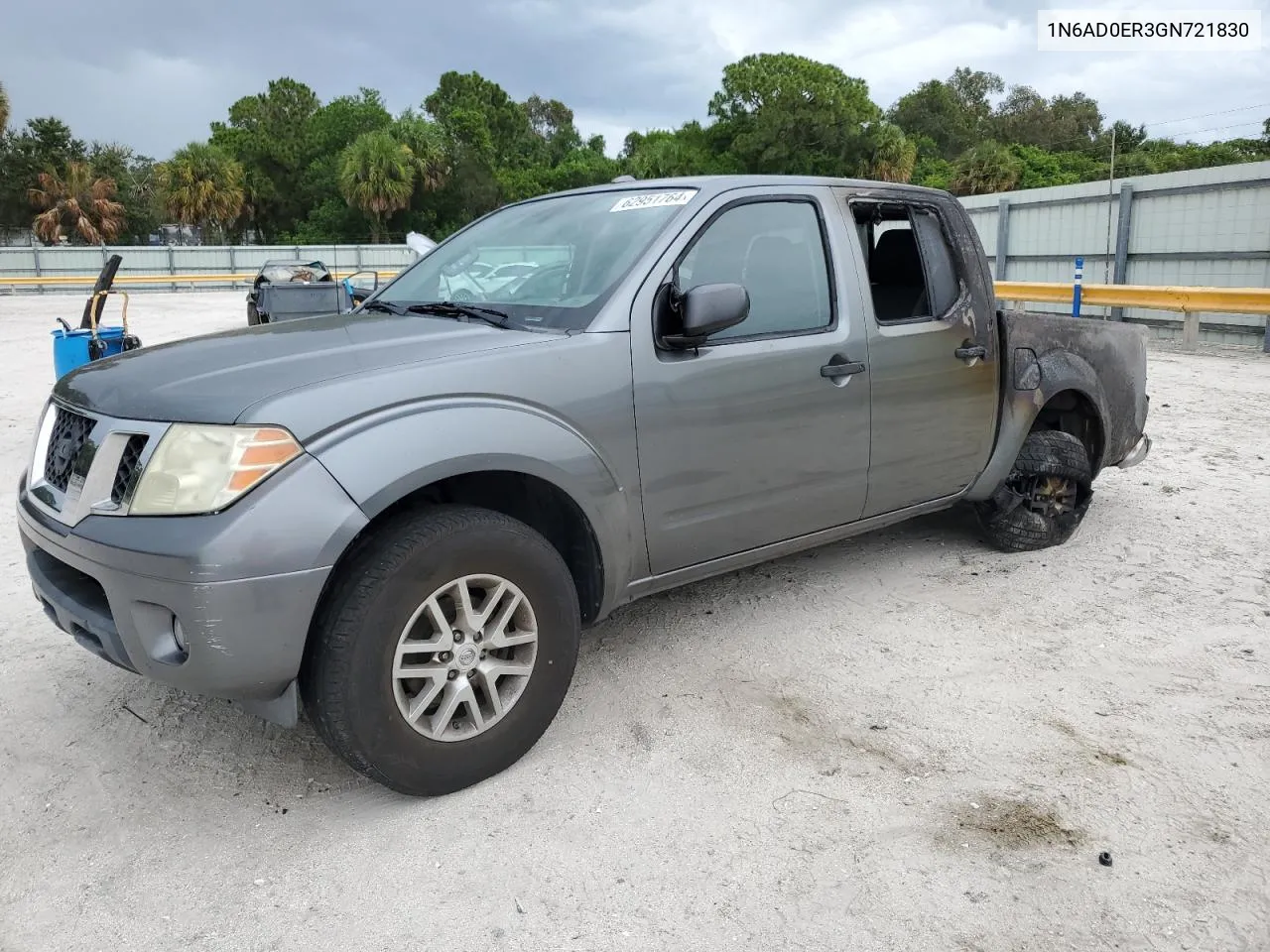 1N6AD0ER3GN721830 2016 Nissan Frontier S