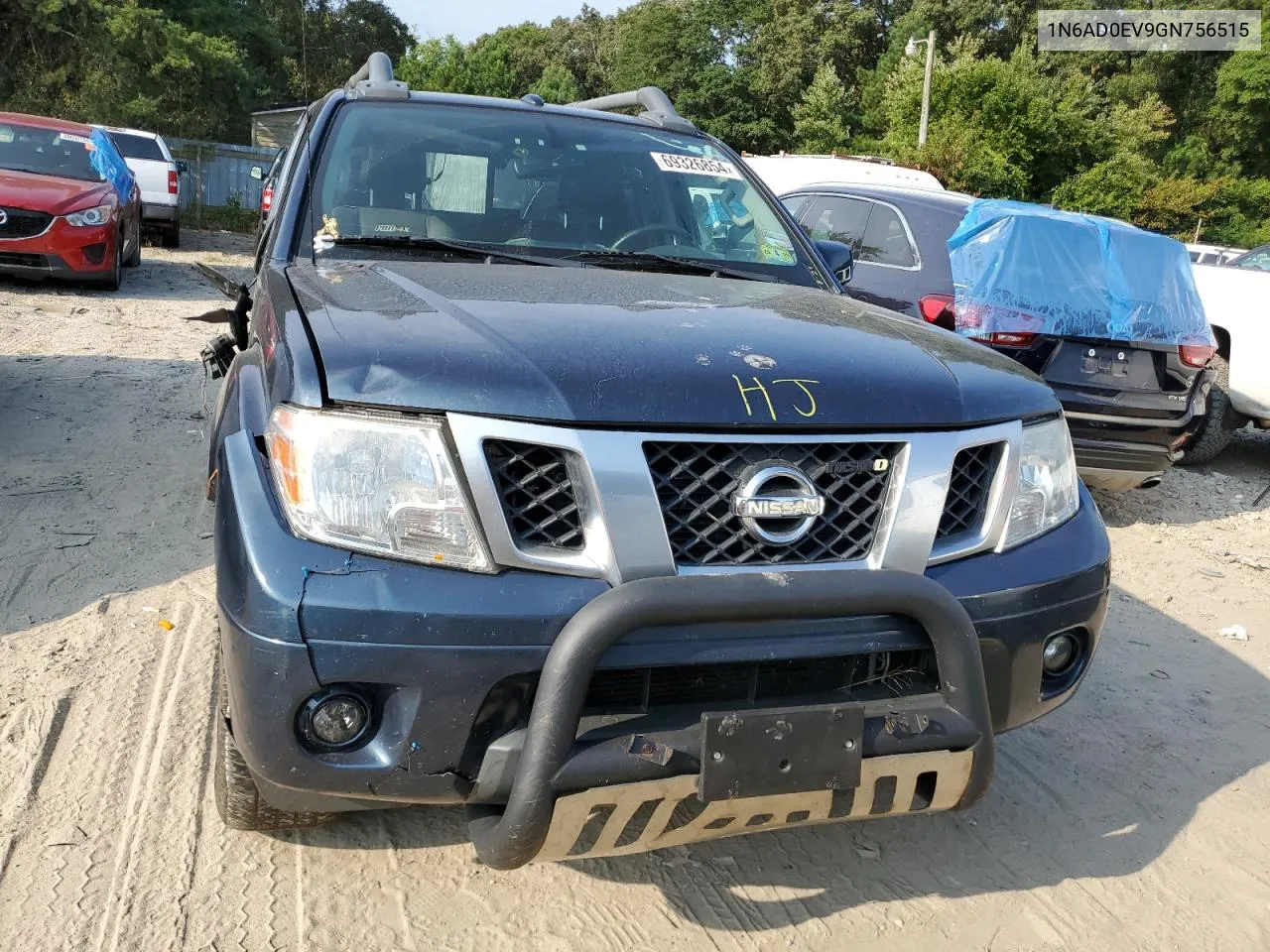 2016 Nissan Frontier S VIN: 1N6AD0EV9GN756515 Lot: 69326854