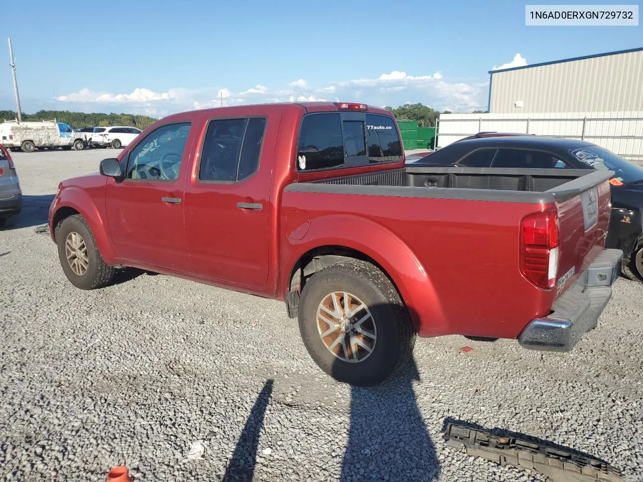 2016 Nissan Frontier S VIN: 1N6AD0ERXGN729732 Lot: 72609964