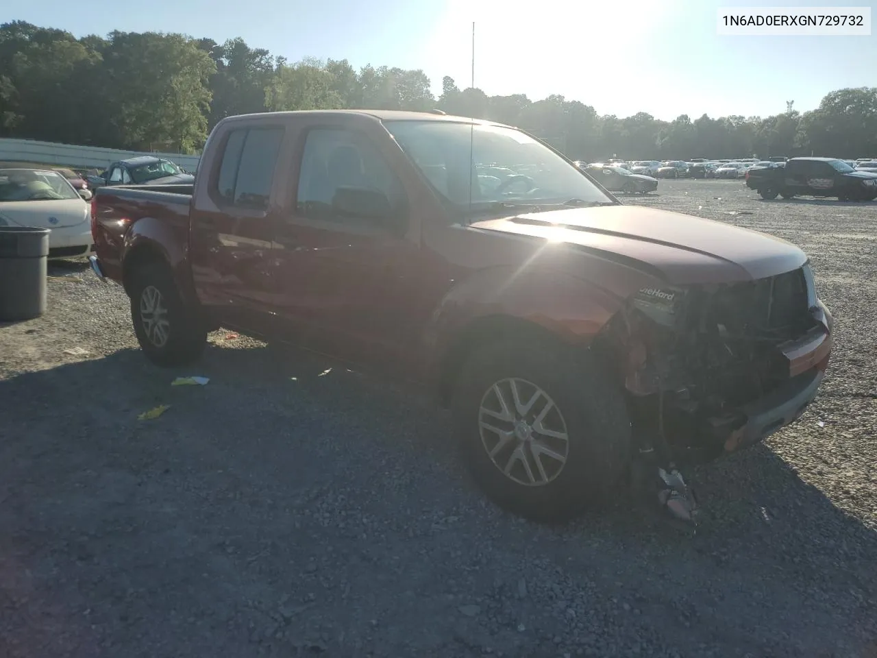 2016 Nissan Frontier S VIN: 1N6AD0ERXGN729732 Lot: 72609964