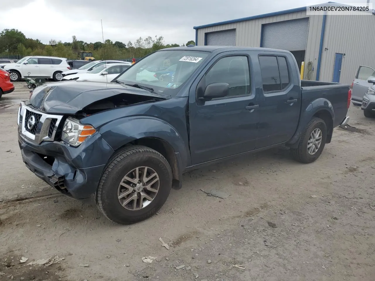 2016 Nissan Frontier S VIN: 1N6AD0EV2GN784205 Lot: 72819264