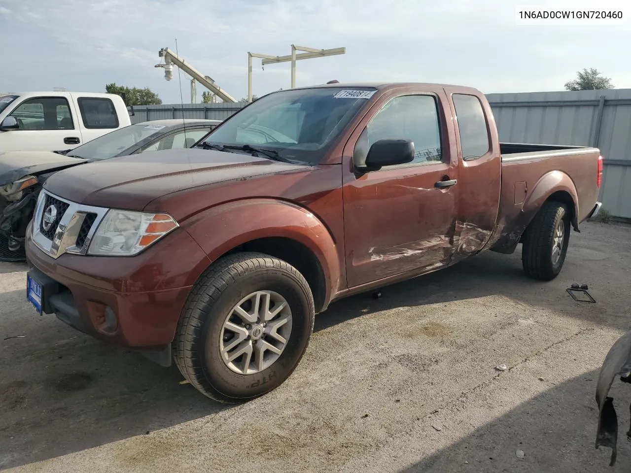 2016 Nissan Frontier Sv VIN: 1N6AD0CW1GN720460 Lot: 72992164