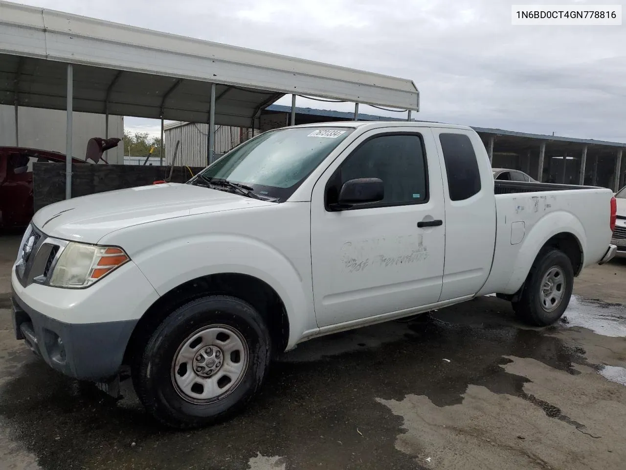 2016 Nissan Frontier S VIN: 1N6BD0CT4GN778816 Lot: 76731334