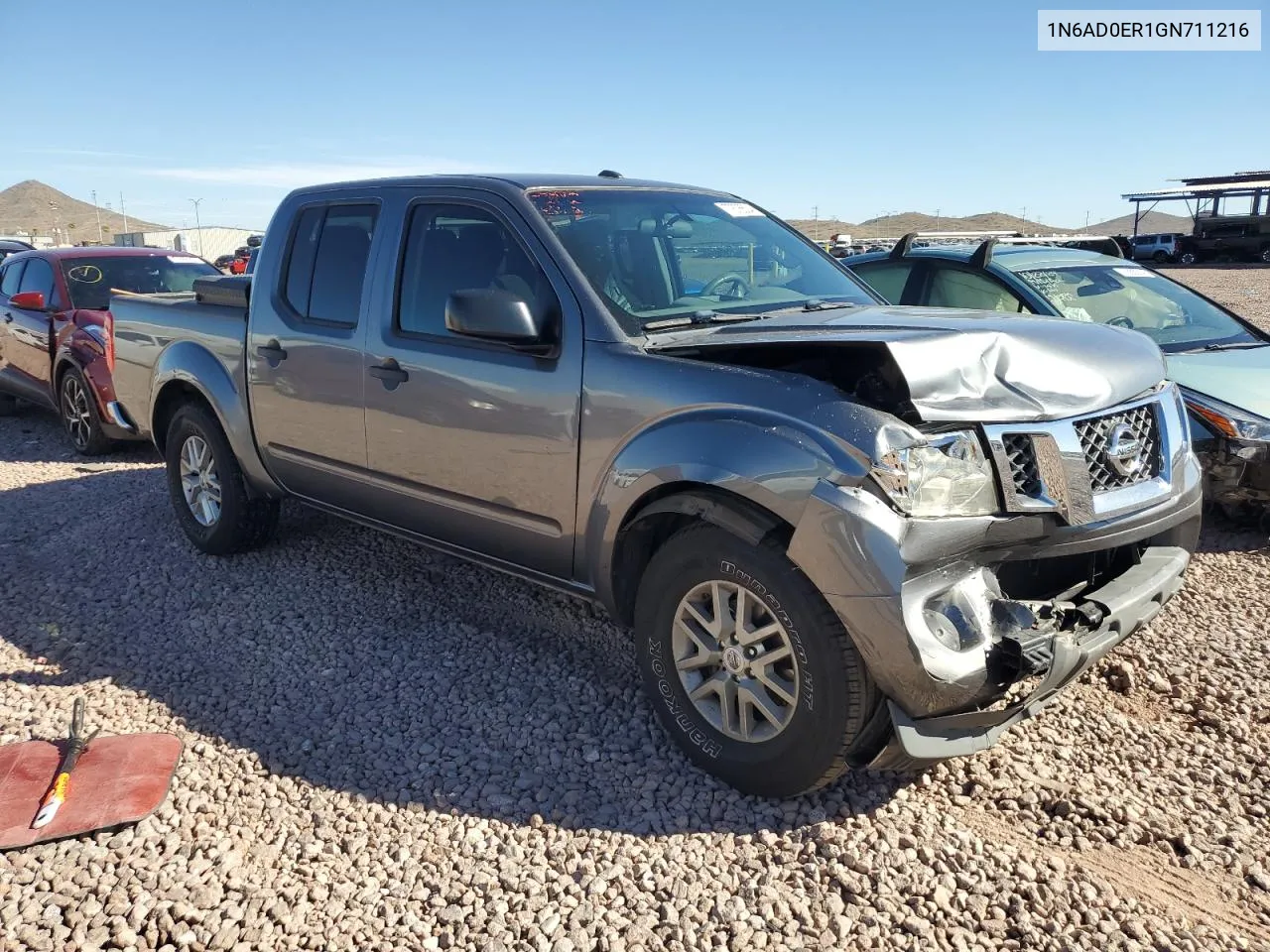 2016 Nissan Frontier S VIN: 1N6AD0ER1GN711216 Lot: 77876504