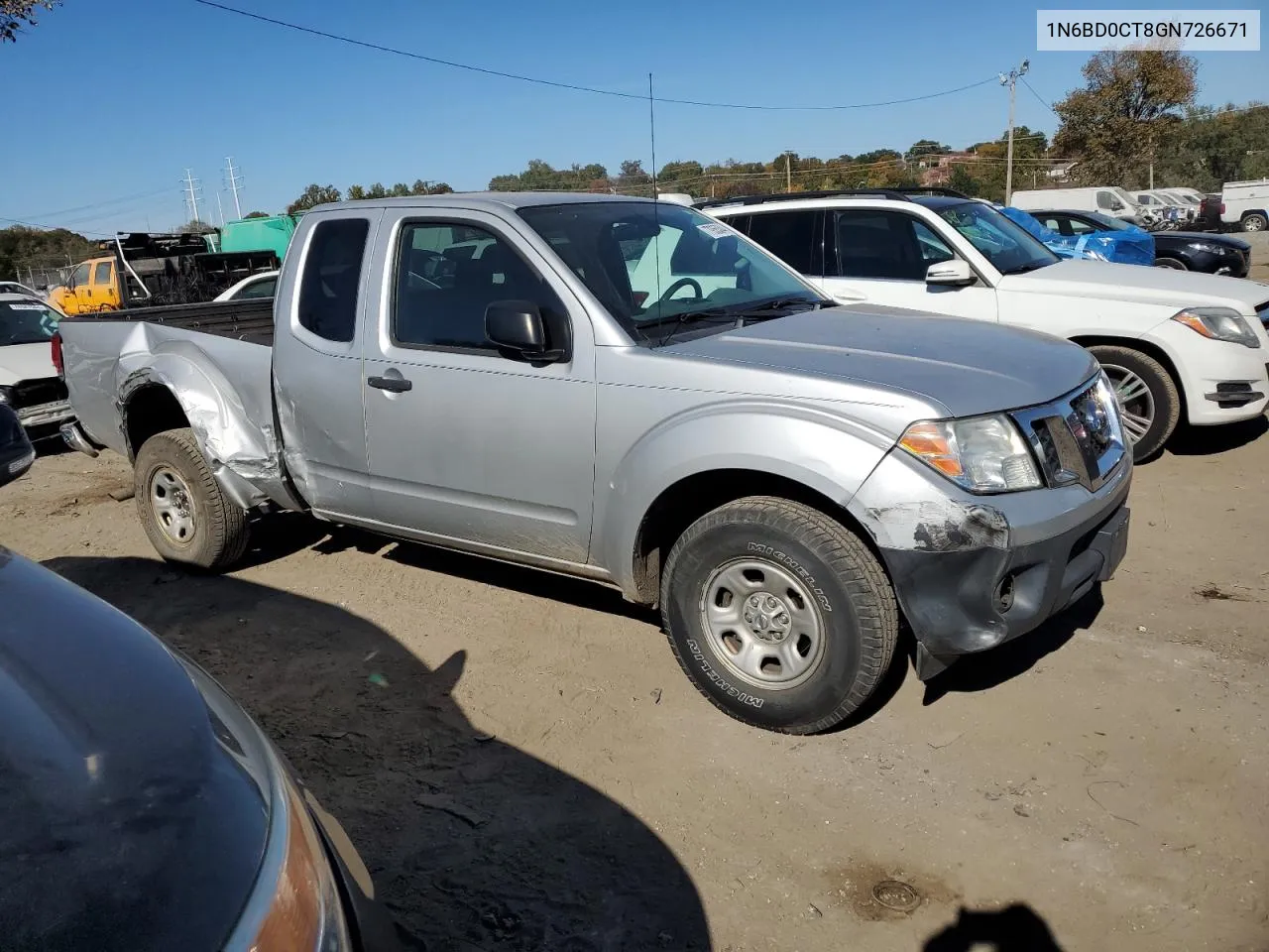 2016 Nissan Frontier S VIN: 1N6BD0CT8GN726671 Lot: 77955344