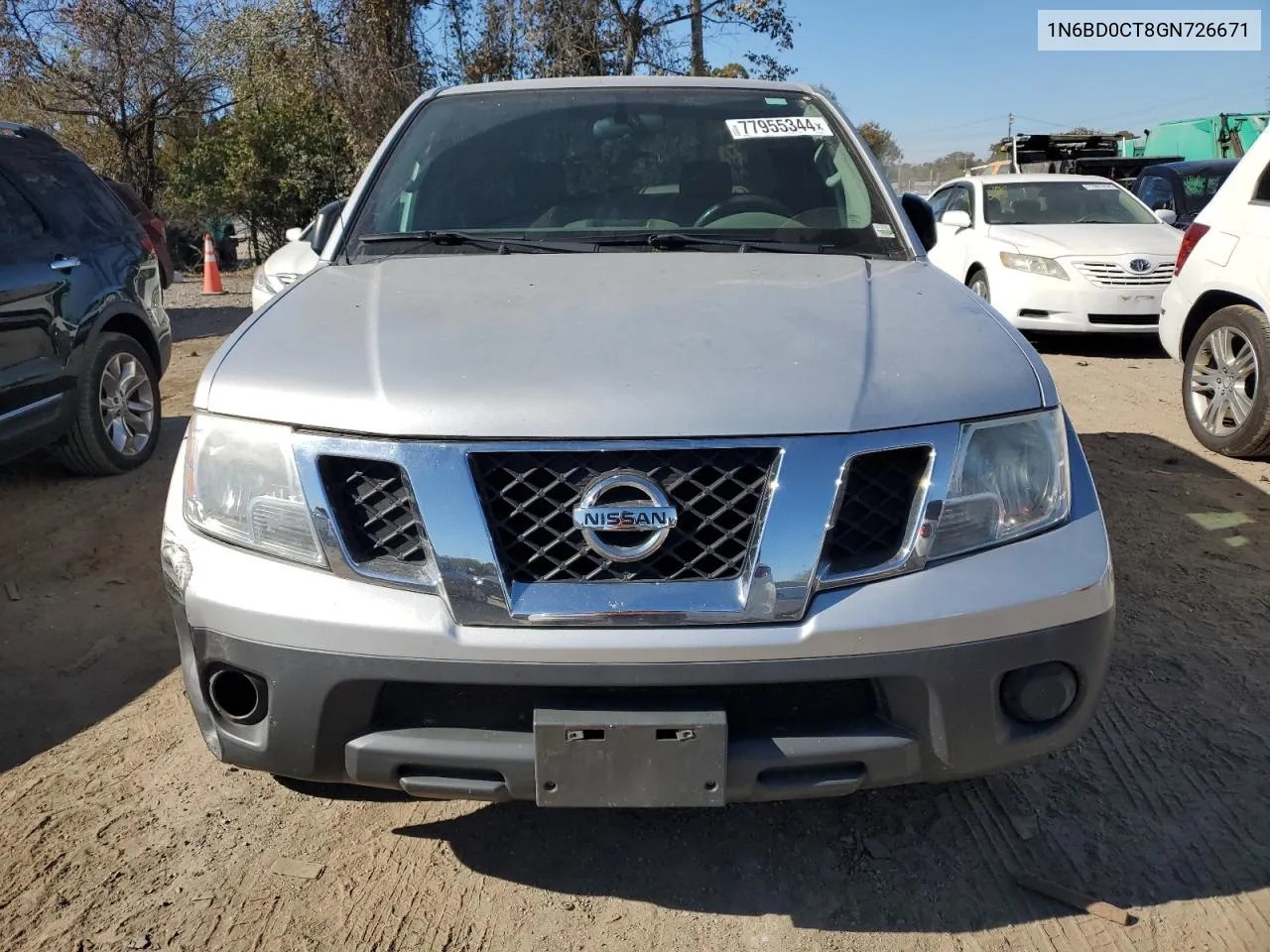 2016 Nissan Frontier S VIN: 1N6BD0CT8GN726671 Lot: 77955344