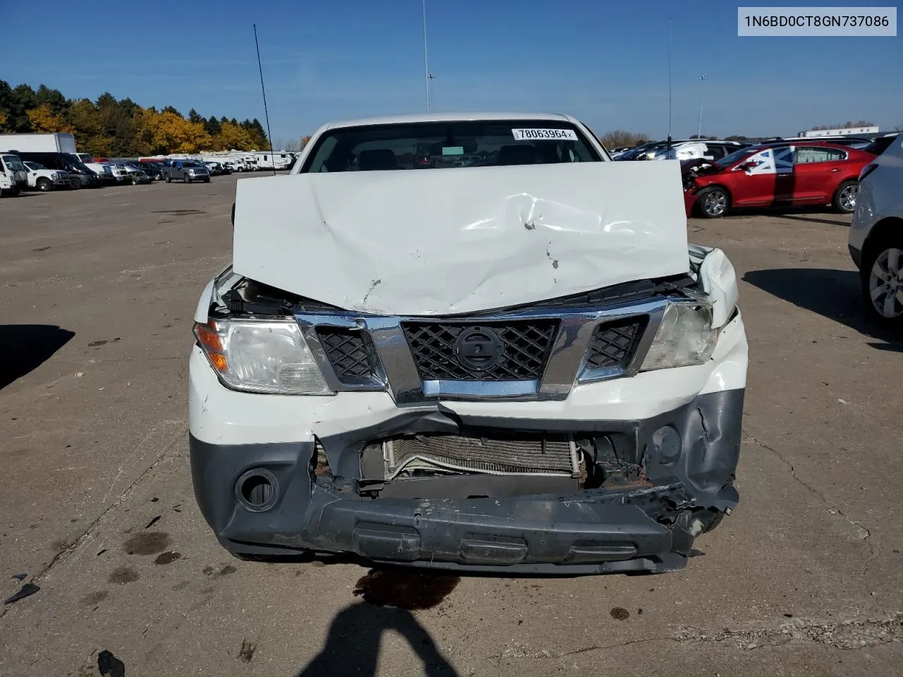 2016 Nissan Frontier S VIN: 1N6BD0CT8GN737086 Lot: 78063964