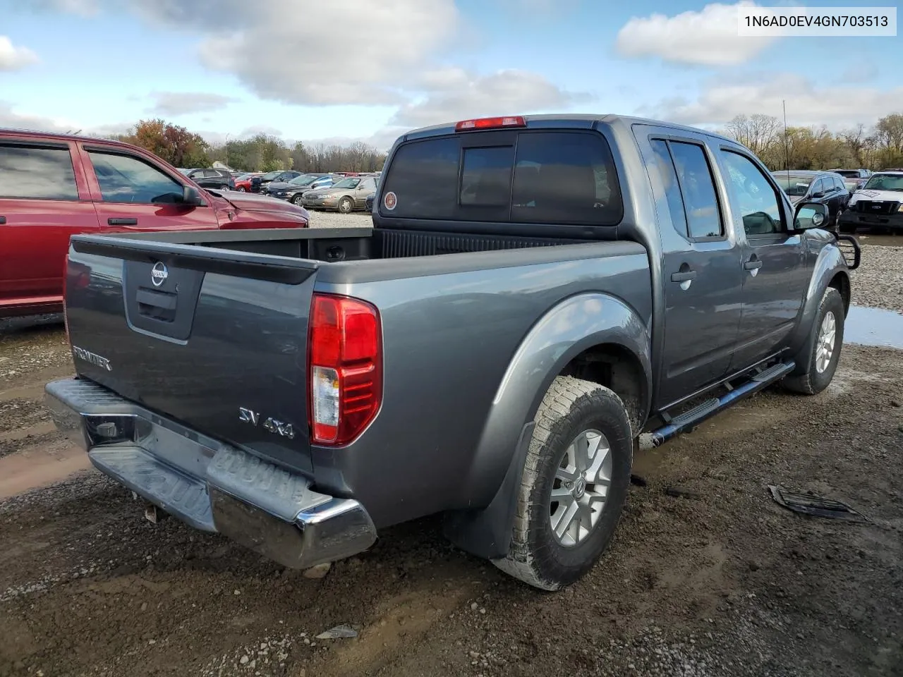 2016 Nissan Frontier S VIN: 1N6AD0EV4GN703513 Lot: 78595114