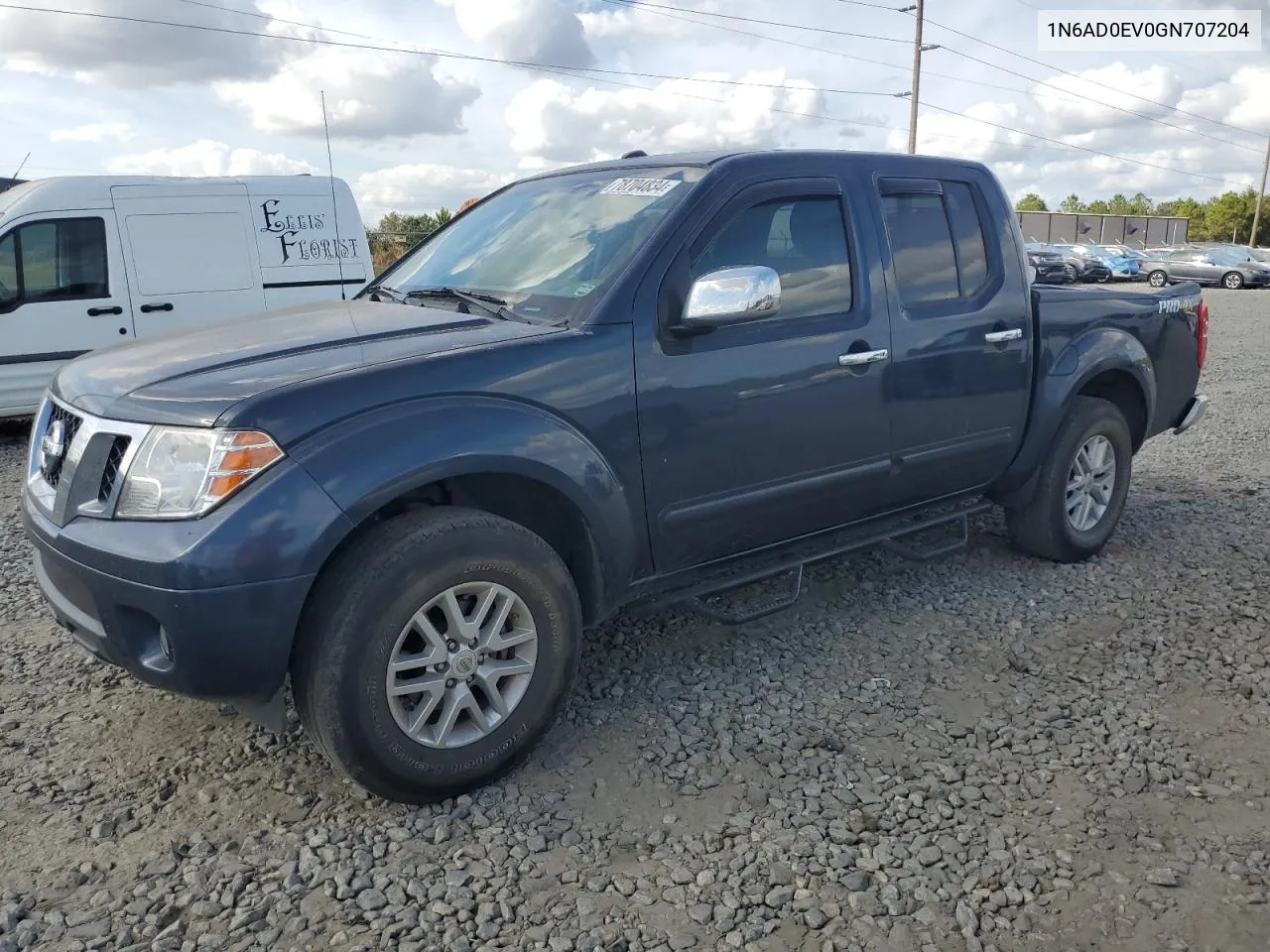 2016 Nissan Frontier S VIN: 1N6AD0EV0GN707204 Lot: 78704834