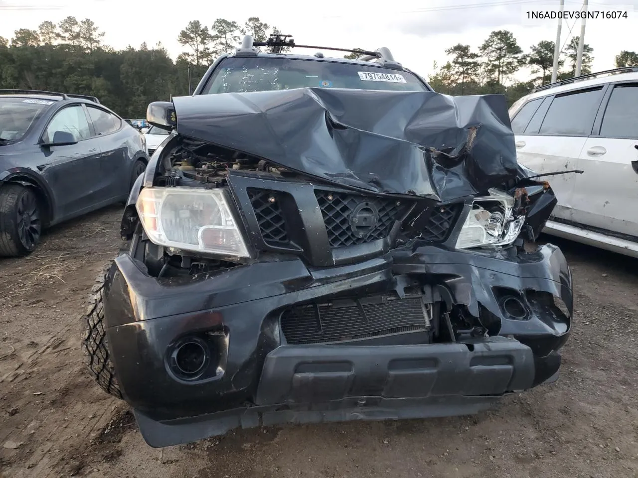 2016 Nissan Frontier S VIN: 1N6AD0EV3GN716074 Lot: 79754814