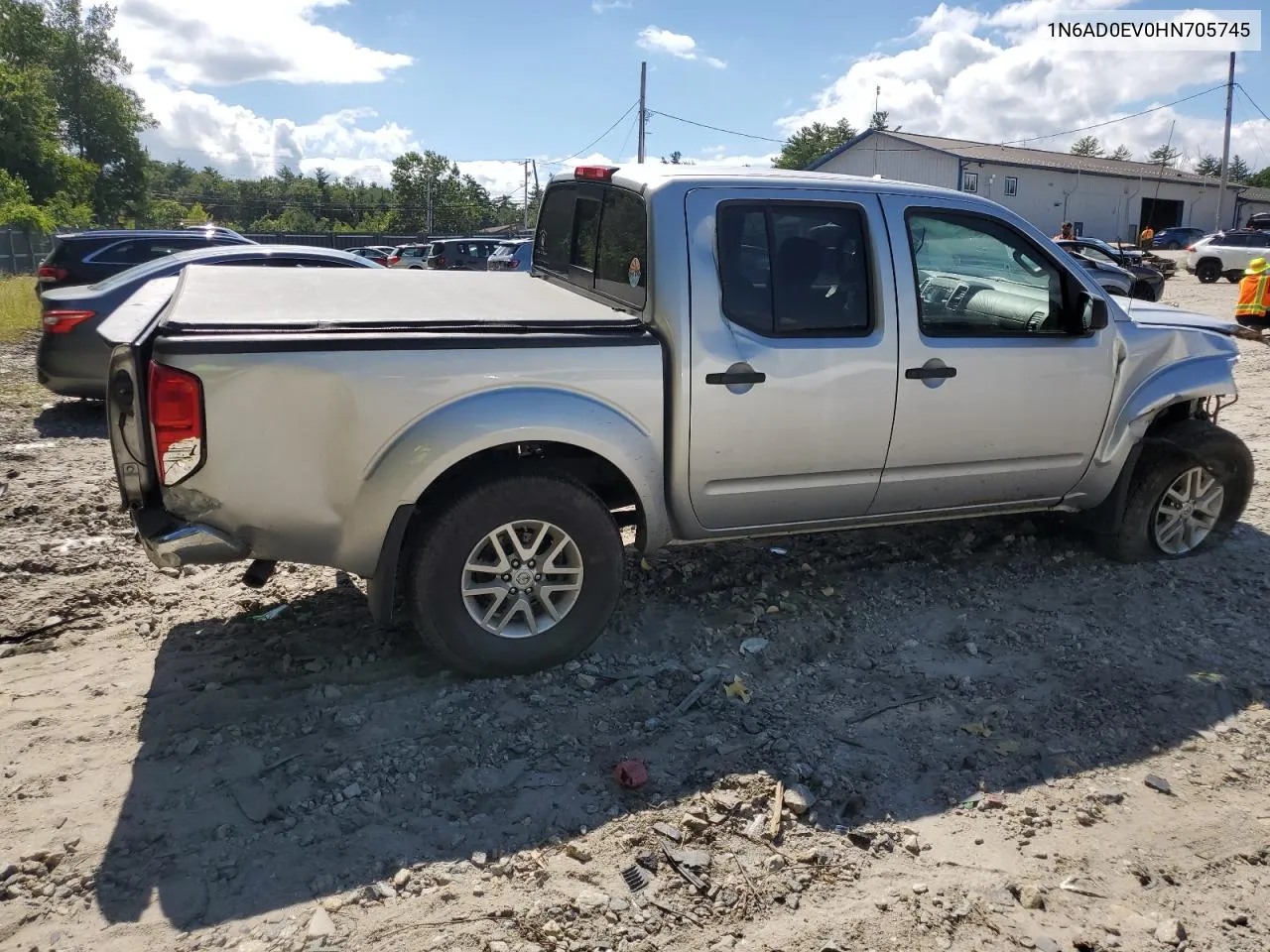 2017 Nissan Frontier S VIN: 1N6AD0EV0HN705745 Lot: 69391404