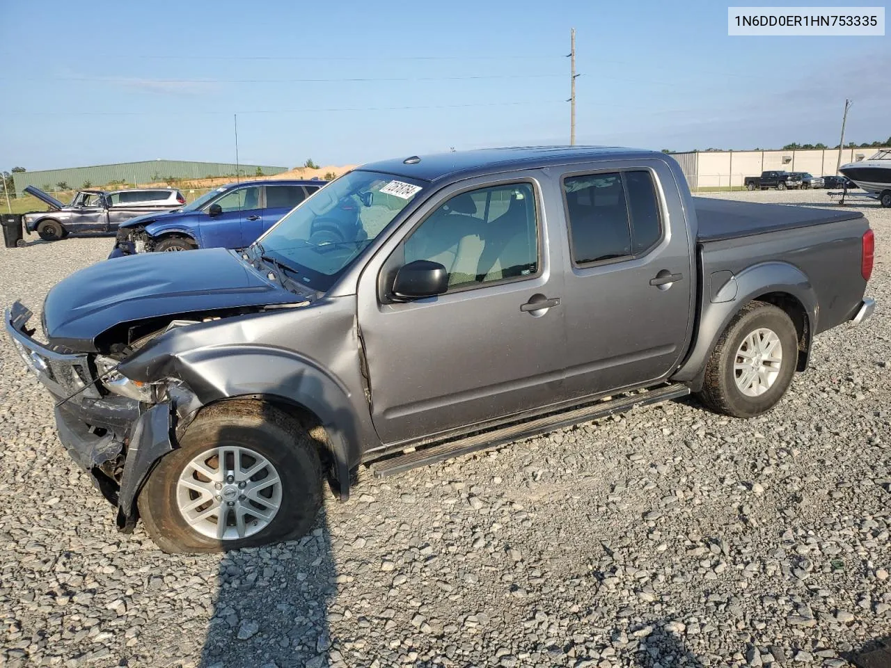 2017 Nissan Frontier S VIN: 1N6DD0ER1HN753335 Lot: 72618764