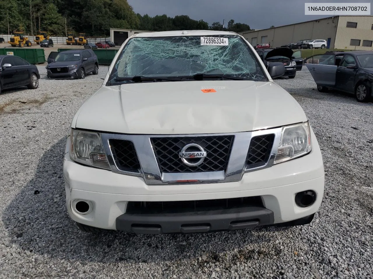 2017 Nissan Frontier S VIN: 1N6AD0ER4HN708702 Lot: 72896334