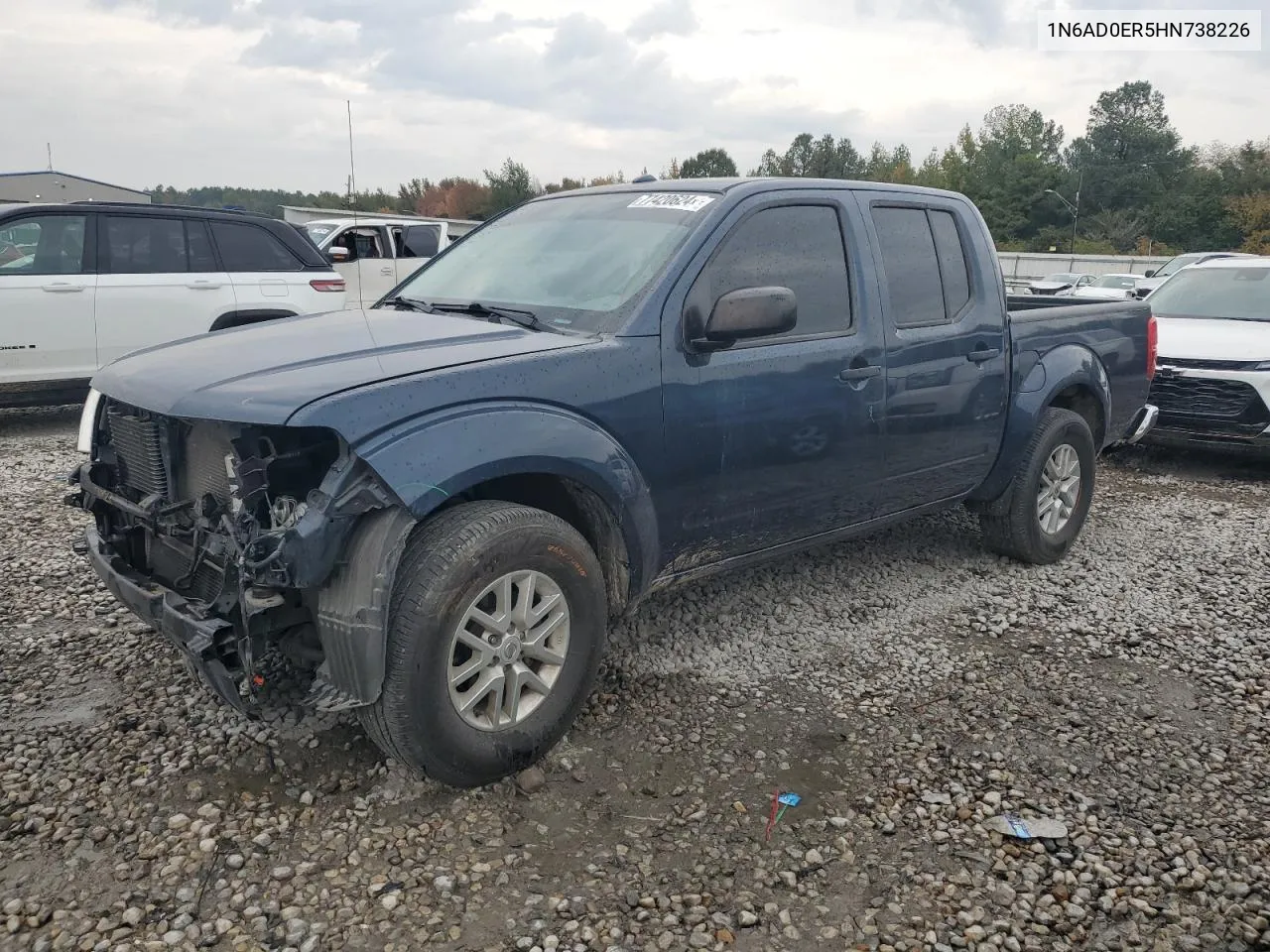 2017 Nissan Frontier S VIN: 1N6AD0ER5HN738226 Lot: 77420624