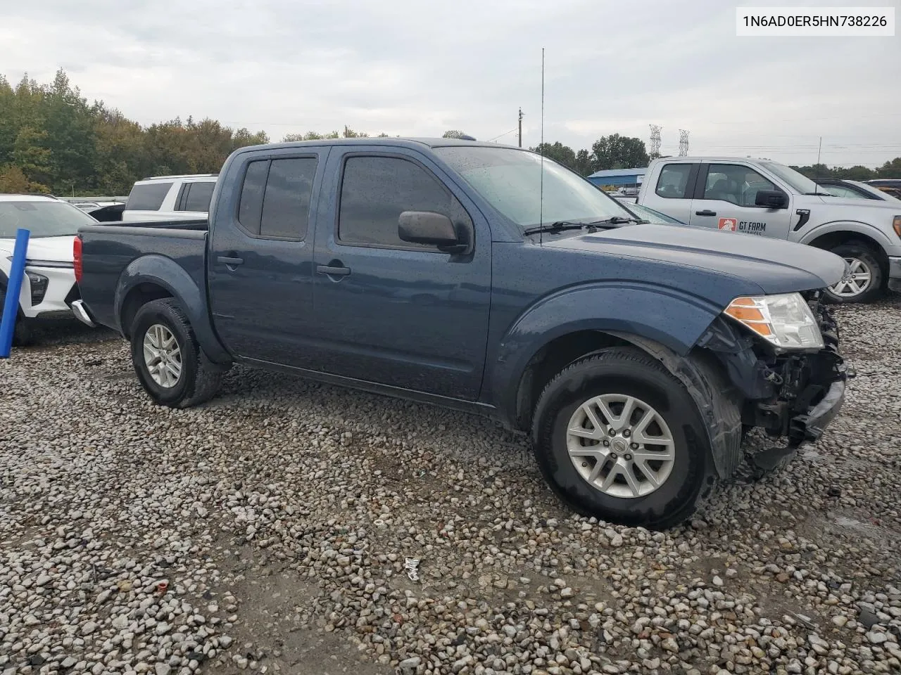 2017 Nissan Frontier S VIN: 1N6AD0ER5HN738226 Lot: 77420624