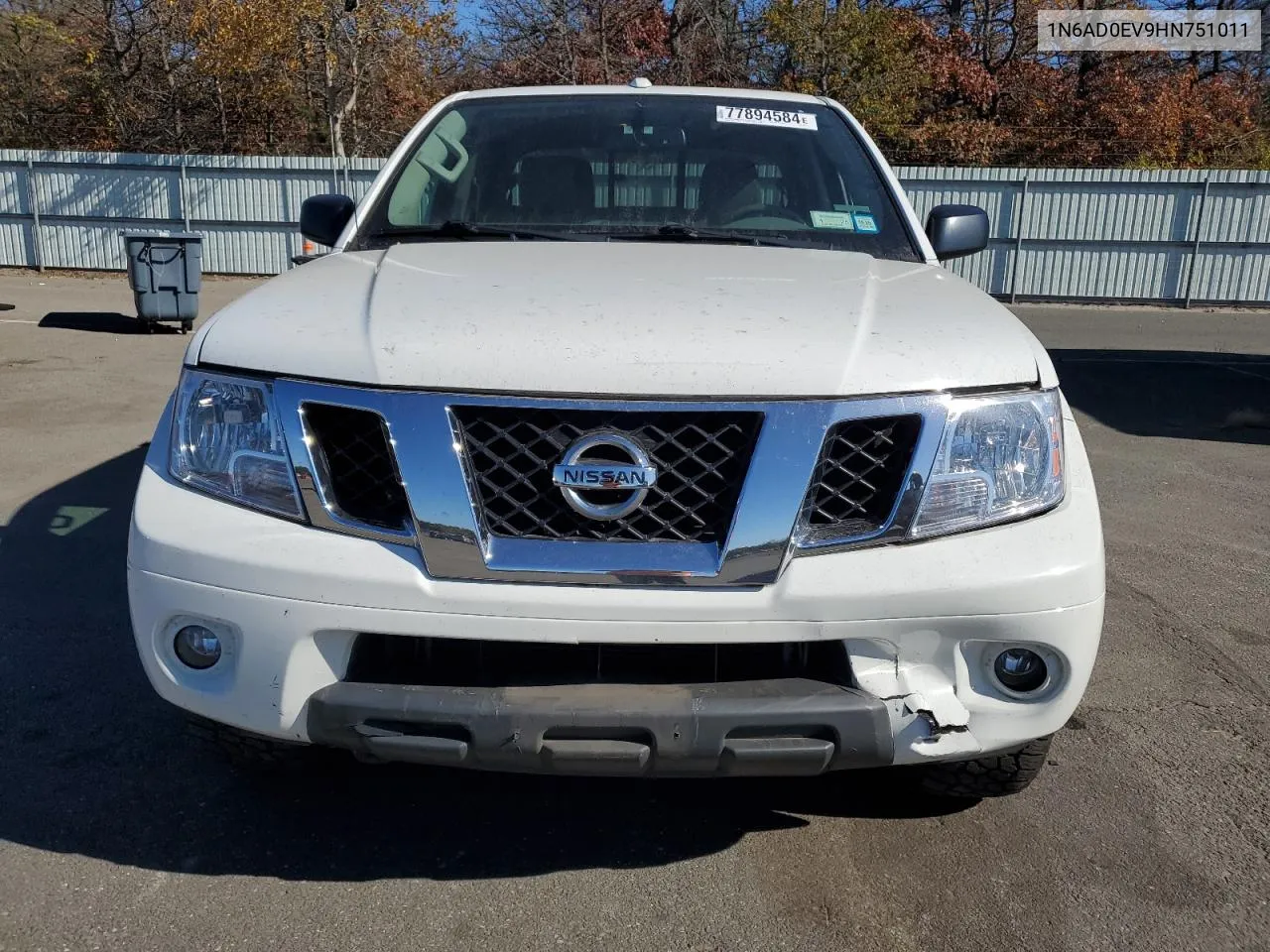 2017 Nissan Frontier S VIN: 1N6AD0EV9HN751011 Lot: 77894584