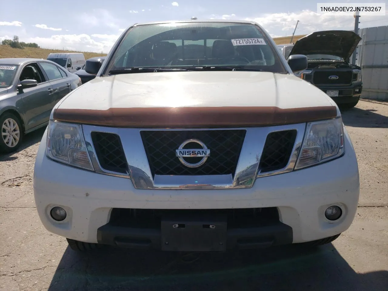 2018 Nissan Frontier S VIN: 1N6AD0EV2JN753267 Lot: 72755724