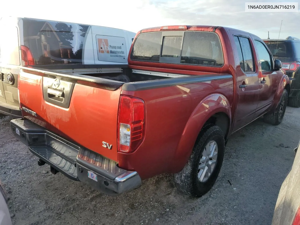 2018 Nissan Frontier S VIN: 1N6AD0ER0JN716219 Lot: 75241524