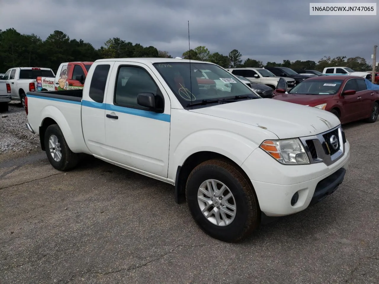 2018 Nissan Frontier Sv VIN: 1N6AD0CWXJN747065 Lot: 75672834