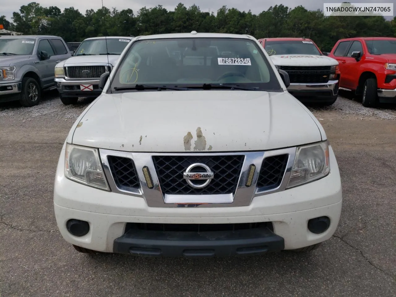 2018 Nissan Frontier Sv VIN: 1N6AD0CWXJN747065 Lot: 75672834