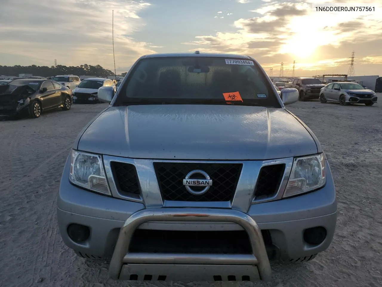 2018 Nissan Frontier S VIN: 1N6DD0ER0JN757561 Lot: 77093494