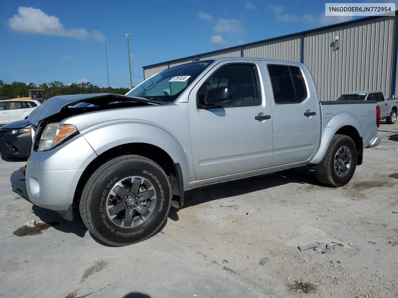 2018 Nissan Frontier S VIN: 1N6DD0ER6JN772954 Lot: 77267424