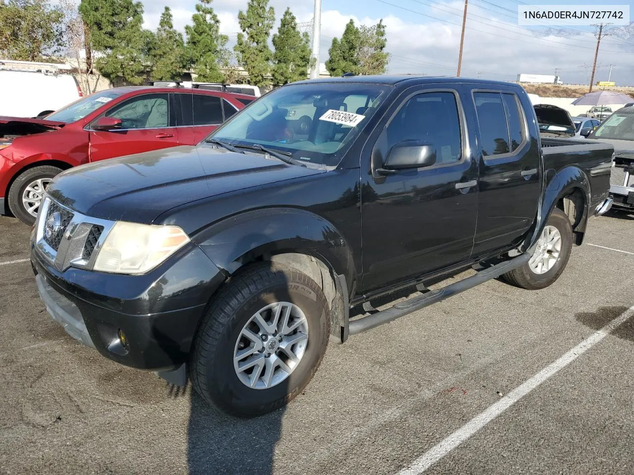 2018 Nissan Frontier S VIN: 1N6AD0ER4JN727742 Lot: 78053984