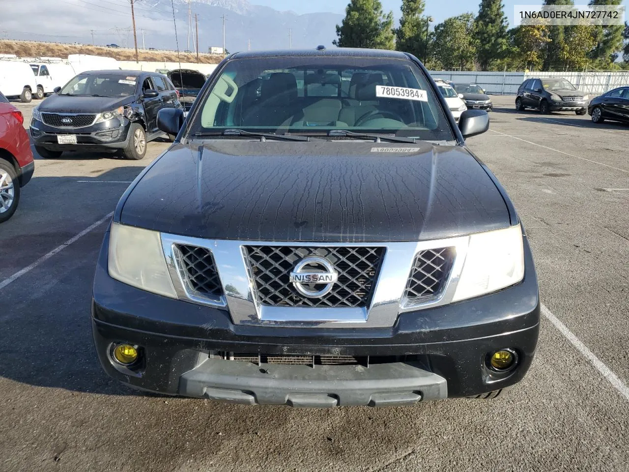 2018 Nissan Frontier S VIN: 1N6AD0ER4JN727742 Lot: 78053984