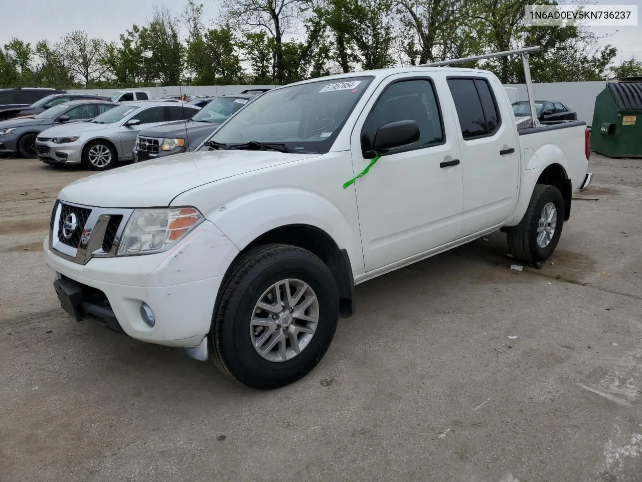 2019 Nissan Frontier S VIN: 1N6AD0EV5KN736237 Lot: 51957654