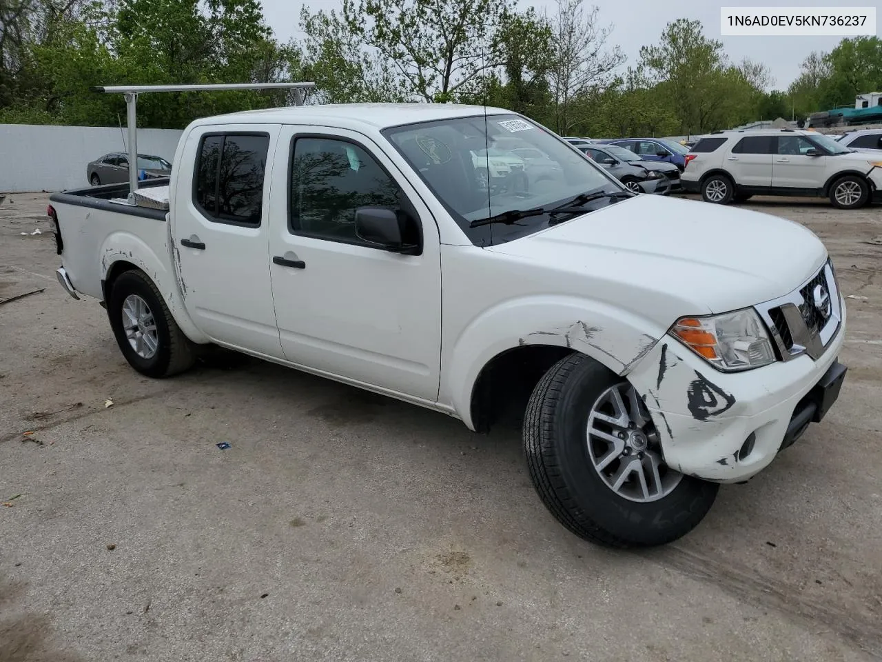 2019 Nissan Frontier S VIN: 1N6AD0EV5KN736237 Lot: 51957654