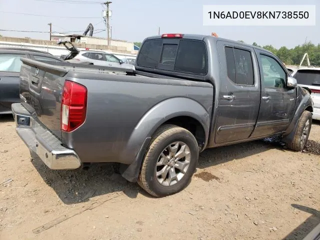 2019 Nissan Frontier S VIN: 1N6AD0EV8KN738550 Lot: 61401584