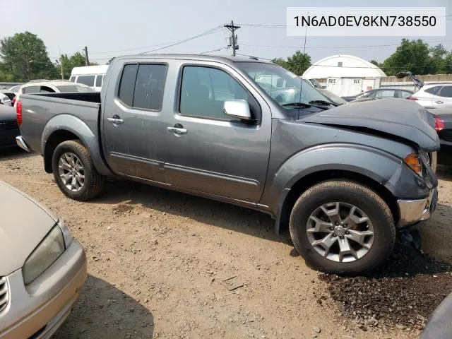 2019 Nissan Frontier S VIN: 1N6AD0EV8KN738550 Lot: 61401584