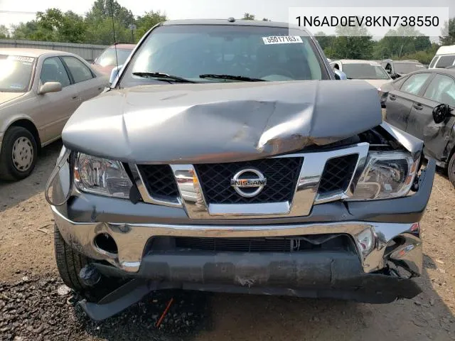 1N6AD0EV8KN738550 2019 Nissan Frontier S