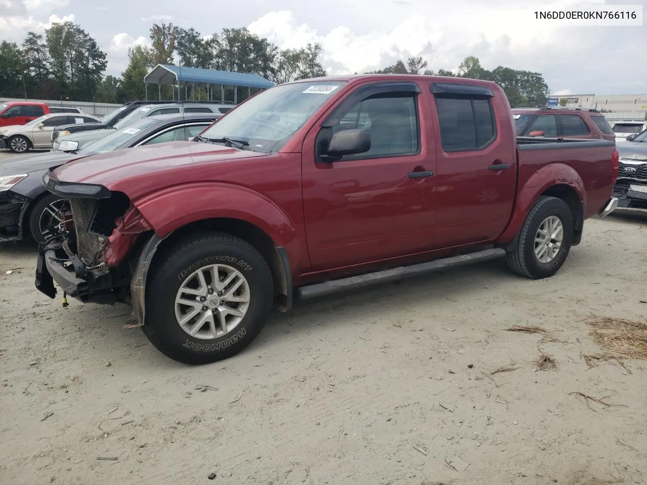 2019 Nissan Frontier S VIN: 1N6DD0ER0KN766116 Lot: 72230384