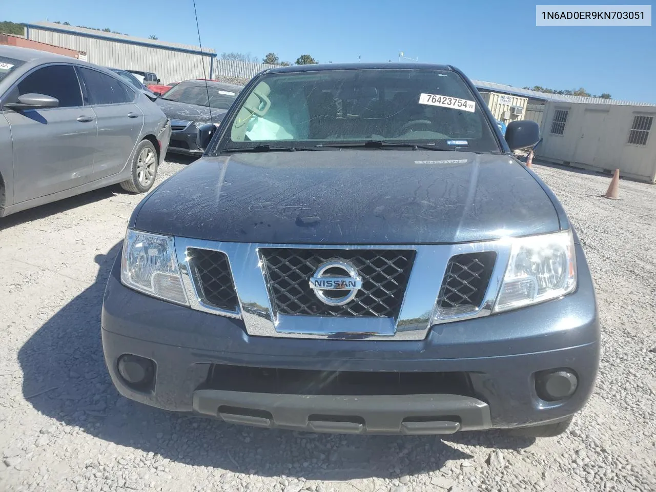 2019 Nissan Frontier S VIN: 1N6AD0ER9KN703051 Lot: 76423754