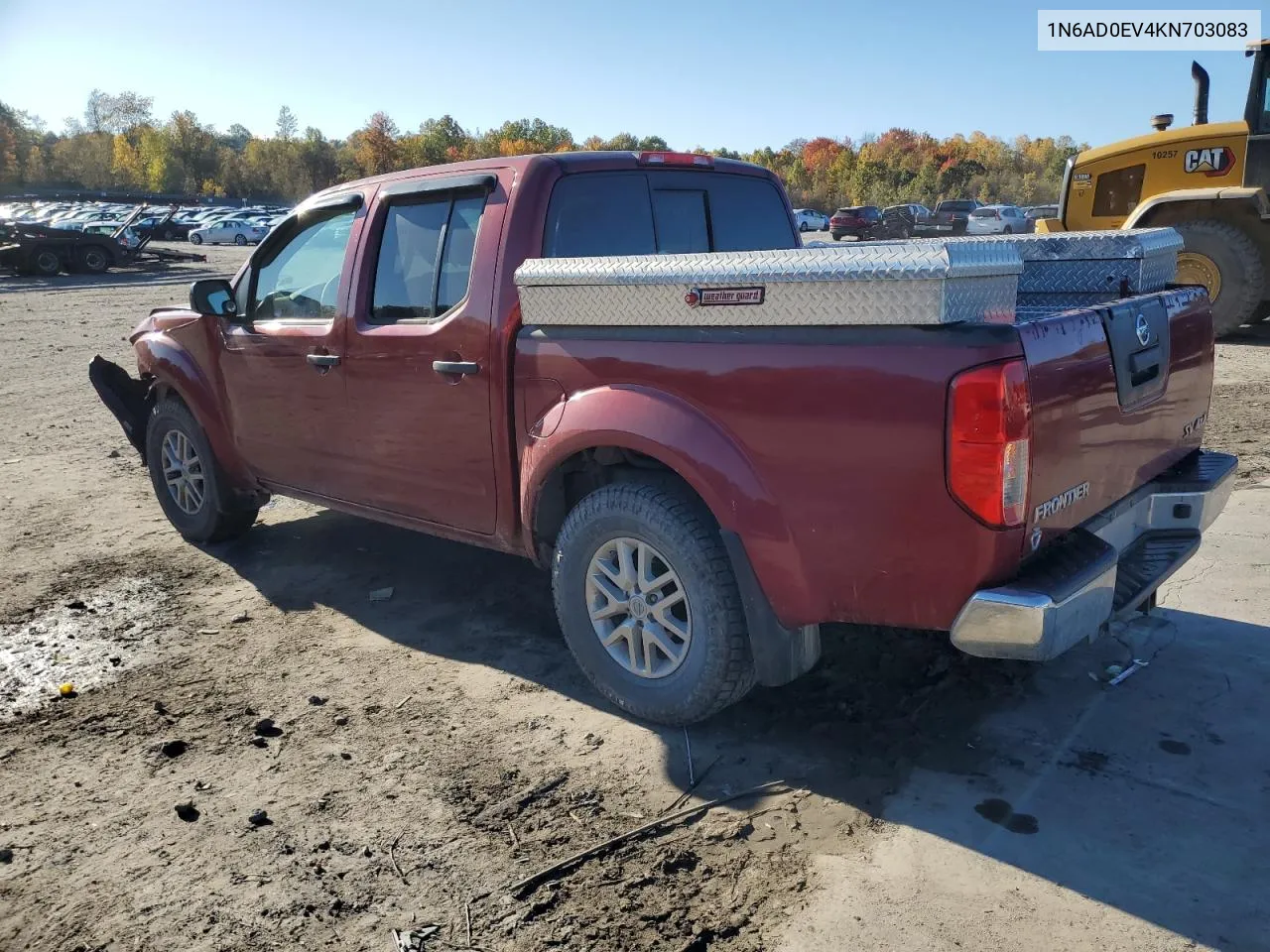 2019 Nissan Frontier S VIN: 1N6AD0EV4KN703083 Lot: 76548474