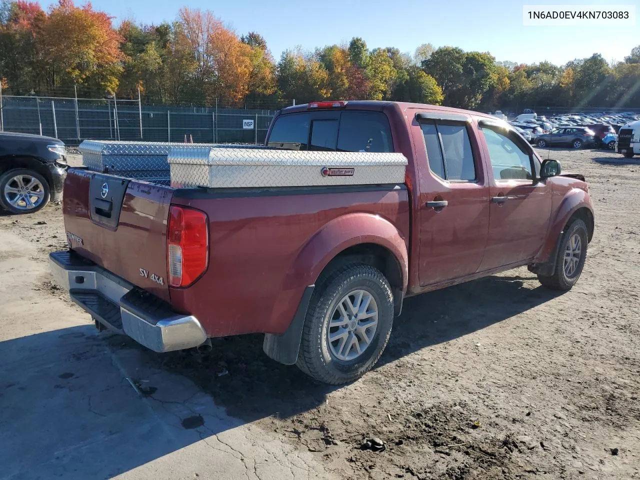 2019 Nissan Frontier S VIN: 1N6AD0EV4KN703083 Lot: 76548474