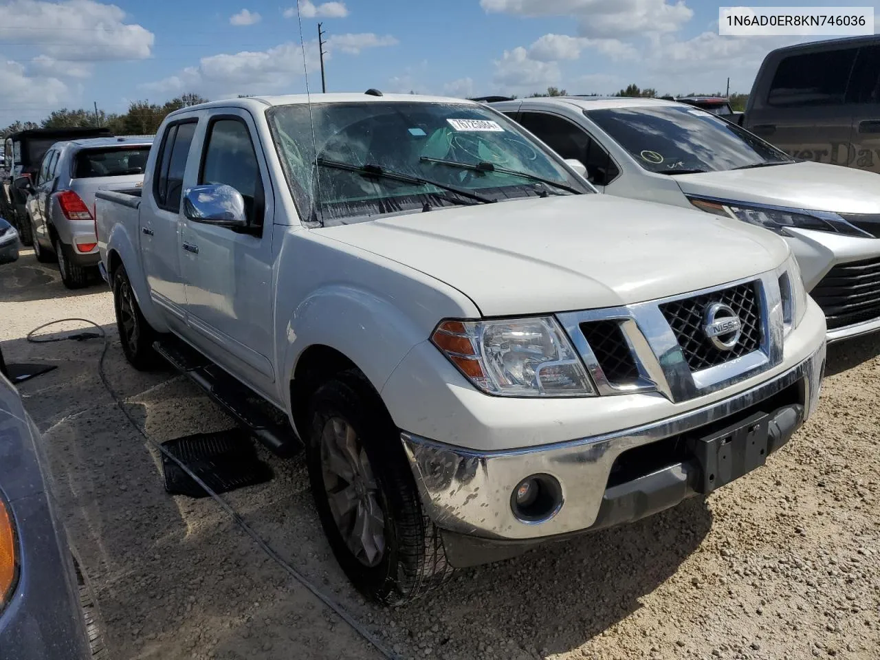 2019 Nissan Frontier S VIN: 1N6AD0ER8KN746036 Lot: 76725084