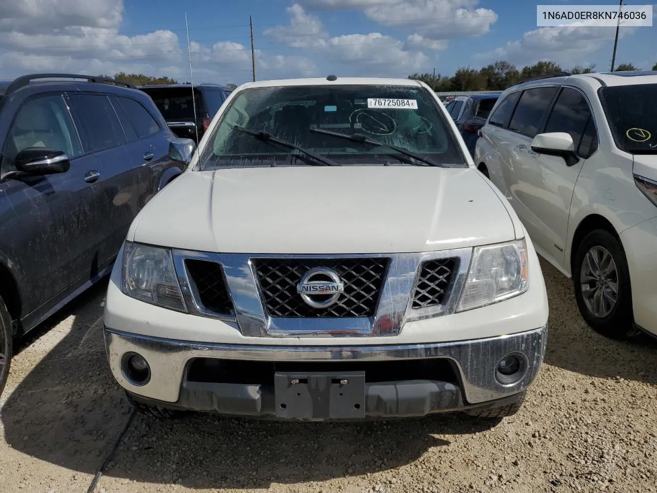 2019 Nissan Frontier S VIN: 1N6AD0ER8KN746036 Lot: 76725084