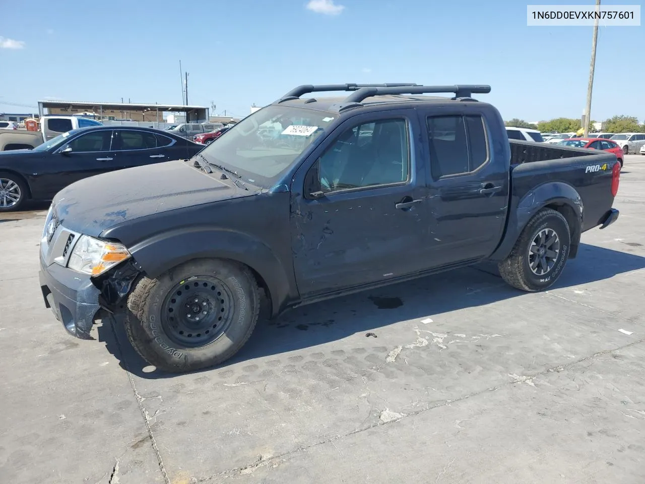 2019 Nissan Frontier Sv VIN: 1N6DD0EVXKN757601 Lot: 76924064